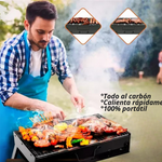 Parrilla Portatil Plegable -  Tu Asado Donde Quiera Que Vayas