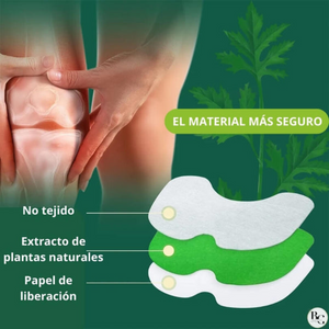 5 x 10 unidades de Parches para el dolor de rodillas + Guía de ejercicios en Casa para Fortalecer Rodilla