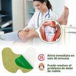 5 x 10 unidades de Parches para el dolor de rodillas + Guía de ejercicios en Casa para Fortalecer Rodilla