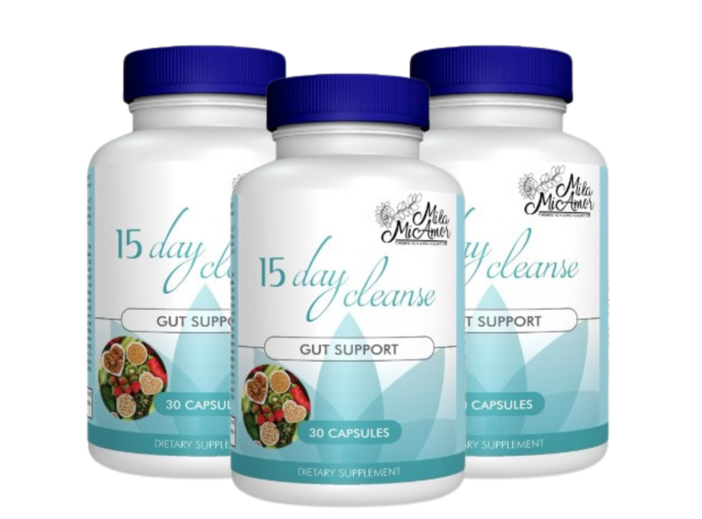 3 Frascos - 15 Day Cleanse de Mila Mi Amor