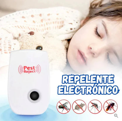 OFERTA CYBER - 3 x 1 Repelente eléctrico Ultrasónico Plagas